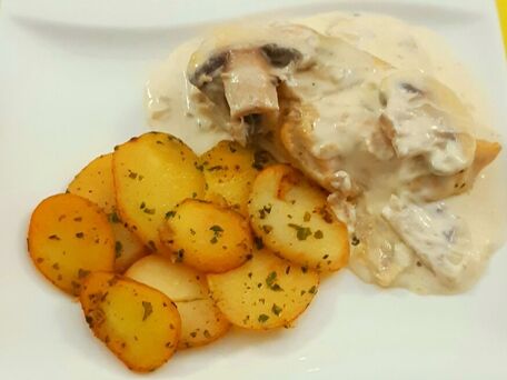 Recette Escalopes De Poulet Aux Champignons La Cr Me Et