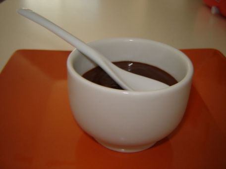 RECIPE MAIN IMAGE  Crème aux deux chocolats, au lait d'amande