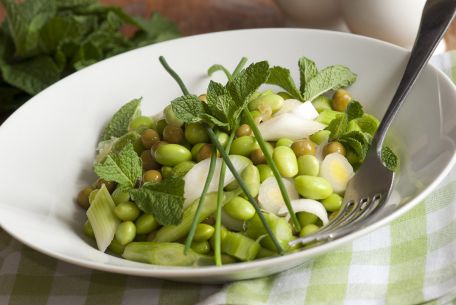 RECIPE MAIN IMAGE Salade de fèves à la menthe