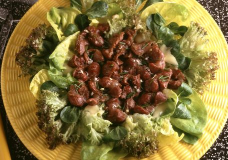 RECIPE MAIN IMAGE Salade gésiers au vinaigre de framboise