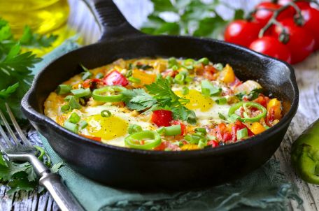 RECIPE MAIN IMAGE Omelette aux poivrons et au piment