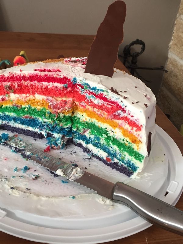 RECIPE MAIN IMAGE Rainbow cake lapinou