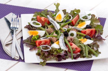 RECIPE MAIN IMAGE Salade de harciots verts à la niçoise