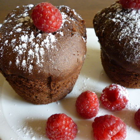 RECIPE MAIN IMAGE Muffins gourmands chocolat-framboise