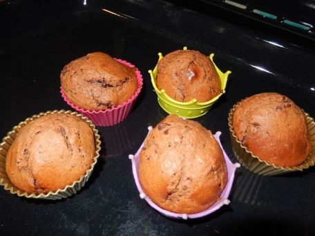 RECIPE MAIN IMAGE Muffins au chocolat caramel et pépites