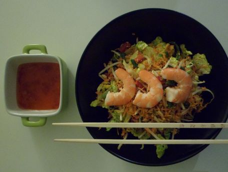 RECIPE MAIN IMAGE Salade vietnamienne aux crevettes 