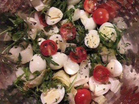 RECIPE MAIN IMAGE Salade d'oeufs de caille