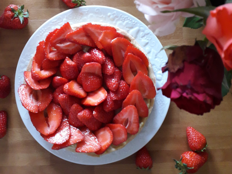 RECIPE MAIN IMAGE Tarte aux fraises fraiches