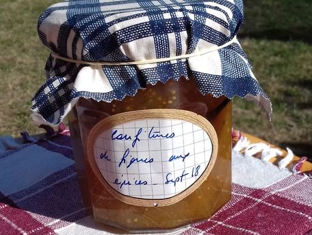 RECIPE MAIN IMAGE Confiture de figues blancheS au miel et aux épices