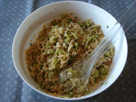 RECIPE MAIN IMAGE Salade fèves et boulgour à la ciboulette