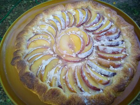 Recette Tarte Nectarines Et Amandes Contenu