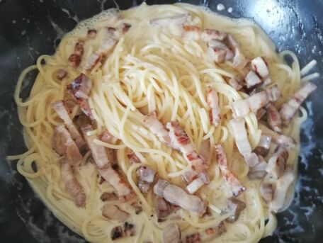 RECIPE MAIN IMAGE Spaghettis à la Carbonara 