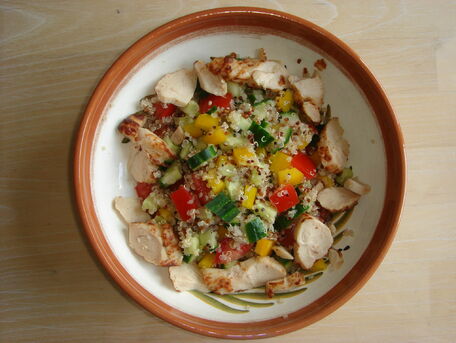 RECIPE MAIN IMAGE Taboulé de quinoa au poulet