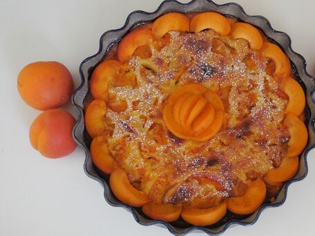 RECIPE MAIN IMAGE Flan aux abricots