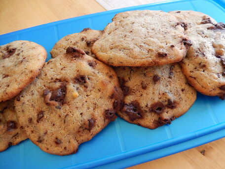 RECIPE MAIN IMAGE Cookies à la banane et aux pépites de chocolat