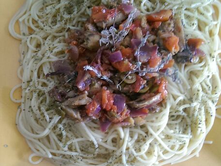 RECIPE MAIN IMAGE Spaghettis à la sicilienne
