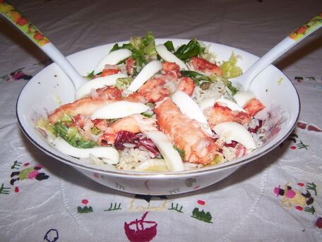 RECIPE MAIN IMAGE Salade de riz au crabe des Neiges