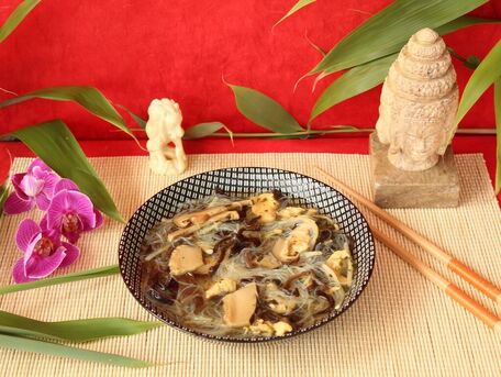 RECIPE MAIN IMAGE Soupe chinoise au poulet et champignons 