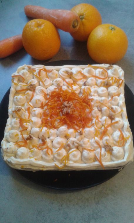 RECIPE MAIN IMAGE Gâteau à la carotte, orange et épices