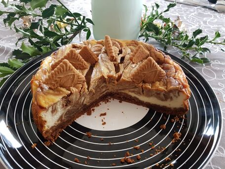 RECIPE MAIN IMAGE Cheese cake spéculoos
