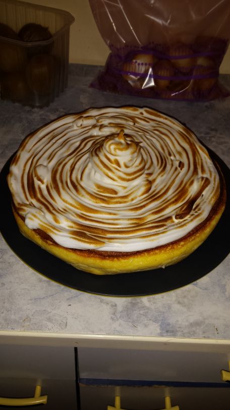 RECIPE MAIN IMAGE Gâteau magique au citron façon tarte meringuée