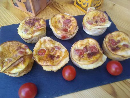 RECIPE MAIN IMAGE Muffins tomate cerise et féta
