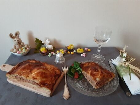 RECIPE MAIN IMAGE Pâté de Pâques Berrichon et sa pâte feuilletée maison 