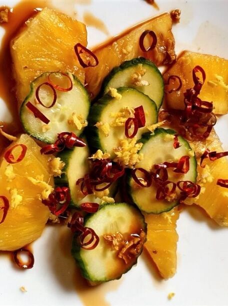 RECIPE MAIN IMAGE Salade indonésienne à l'ananas et concombre