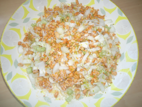 RECIPE MAIN IMAGE Salade exotique nouille chinoise mangue coco et lait de coco