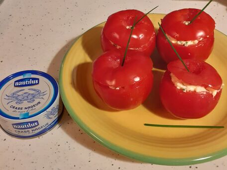 RECIPE MAIN IMAGE Tomates farcies au crabe