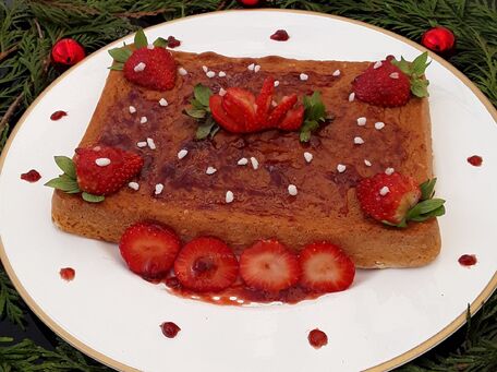 Recette Mon Gateau Aux Amandes Et Caramel Aux Fraises Contenu