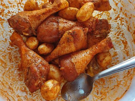 RECIPE MAIN IMAGE Cuisses de poulet à la Mexicaine.