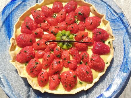 RECIPE MAIN IMAGE Tarte aux fraises pâtissière