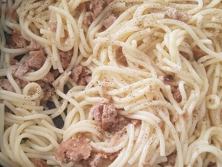 RECIPE MAIN IMAGE Spaghettis au thon