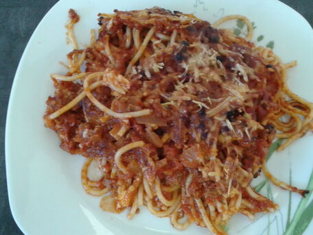 RECIPE MAIN IMAGE Mon gratin de spaghetti façon bolognèse