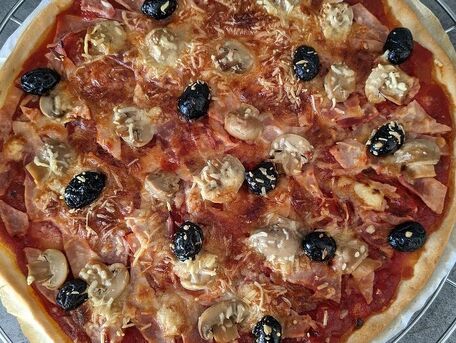 RECIPE MAIN IMAGE Pizza jambon champignons