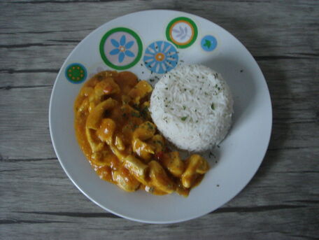RECIPE MAIN IMAGE Poulet au curry express