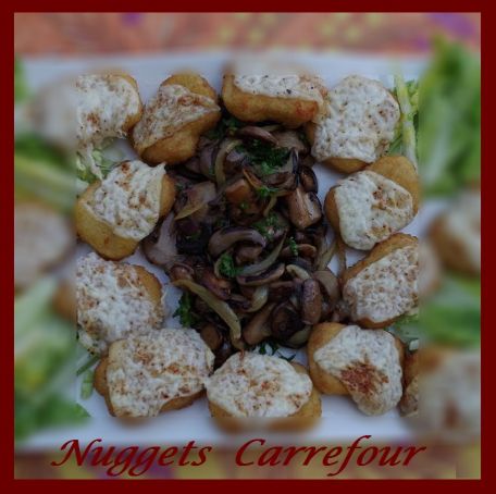 RECIPE MAIN IMAGE Nuggets poulet Carrefour Etorki et piment d\'espelette 
