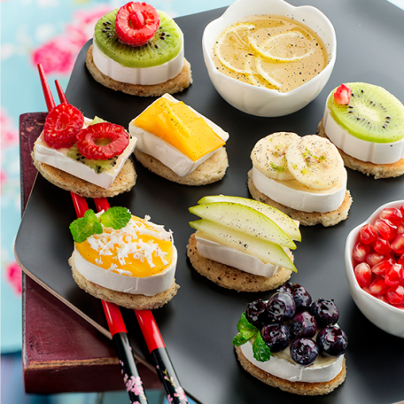 RECIPE MAIN IMAGE Sushis fromagers aux fruits