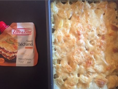 RECIPE MAIN IMAGE Gratin de pommes de terre facile avec la Sauce Béchamel Elle & Vire