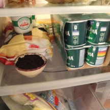 bol de marc de café MALONGO  dans frigo