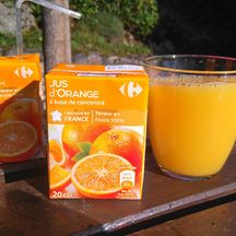 Jus D Orange A Base De 6xcl Contenu