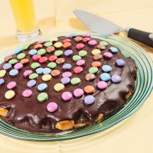 Gâteau au chocolat et smarties