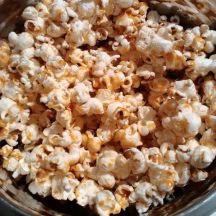 Pop corn au caramel vanillé!