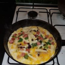 Omelettes au knacki Saucisses 100oulet Herta