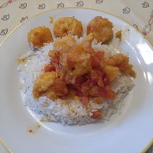 Crevettes au curry