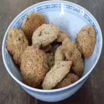 Cookies sans gluten aux graines de sésame et aux pépites de chocolat