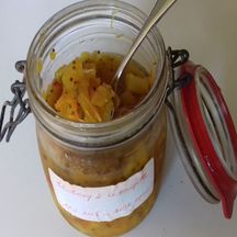 Chutney courgette au gingembre