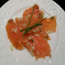 Carpaccio de saumon