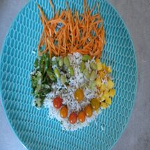 Une salade veggie pour les enfants